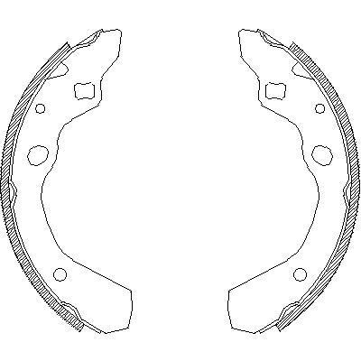Remsa 4190.00 комплект тормозных колодок на MAZDA 323 C IV (BG)