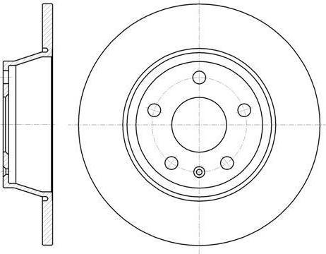 Remsa 61214.00 тормозной диск на AUDI TT (8J3)