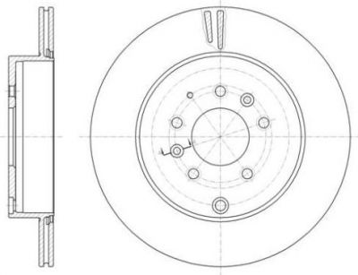 Remsa 61402.10 тормозной диск на MAZDA CX-7 (ER)