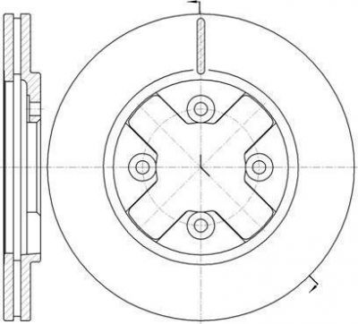 Remsa 6145.10 тормозной диск на NISSAN VANETTE автобус (C22)