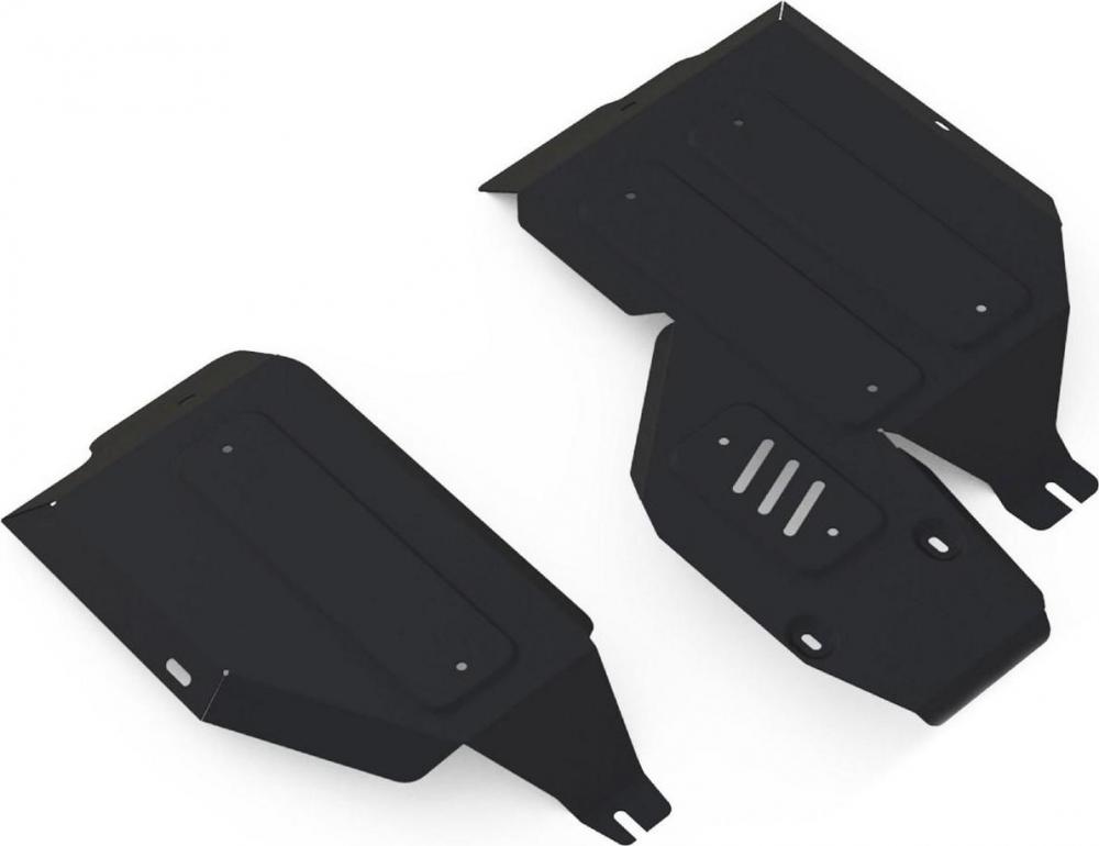 RIVAL RIVAL 111.4038.1 Защита топливного бака + редуктора, Mitsubishi Outlander 2015-, V - 2.0; 2.4; полный привод/Mitsubis (111.4038.1)