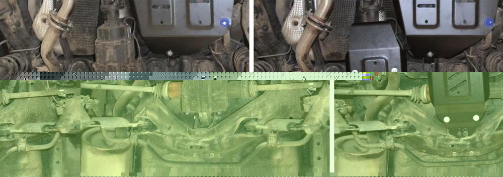 RIVAL RIVAL 111.9406.1 Защита редуктора + комплект крепежа, Haval H6 2016-, V - 1.5T; 2.0TD; полный привод/Haval H6 2014-20 (111.9406.1)