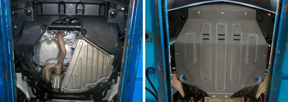 RIVAL RIVAL 333.0101.1 Защита картера + КПП + крепеж, Acura MDX 2014-2016, V - 3.5/Honda Pilot 2016-, V - 3.0 (333.0101.1)