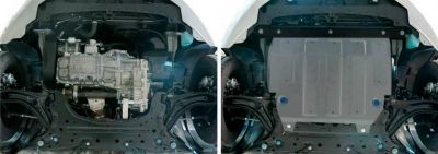 RIVAL RIVAL 333.1805.1 Защита картера + КПП, Ford Fiesta 2015-,V -1.3; 1.4; 1.6/Ford Fiesta 2008-2015,V -1.3; 1.4; 1.6 (333.1805.1)