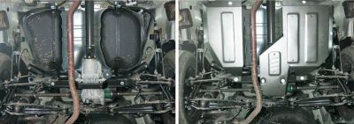 RIVAL RIVAL 333.4038.1 Защита топливного бака + редуктора, Mitsubishi Outlander 2015-,V - 2.0; 2.4; полный привод/Mitsubish (333.4038.1)