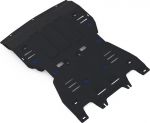RIVAL RIVAL 333.4605.2 Защита картера + КПП + комплект крепежа, Porsche Macan 2014-, V - 3.0; 3.6; 3.0d; Черная (333.4605.2)