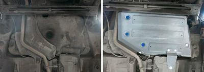 RIVAL RIVAL 333.4720.1 Защита топливного бака, Nissan Terrano 2016-, V - 1.6; 2.0; передний привод/Nissan Terrano 2014-2016 (333.4720.1)