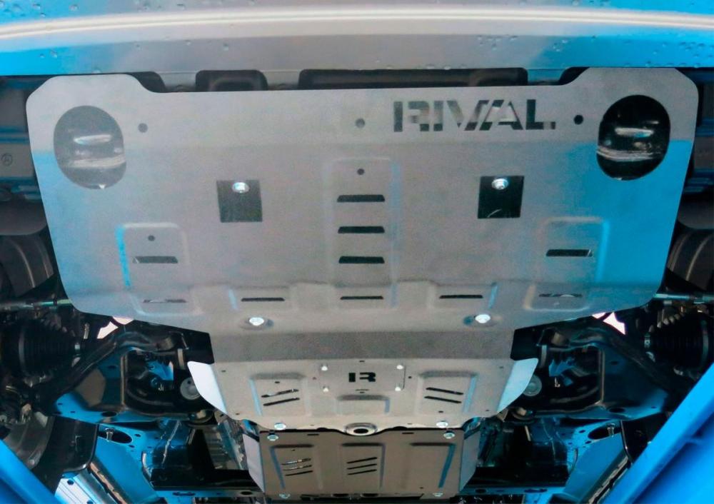 RIVAL RIVAL 333.5710.1.6 Защита радиатора + картера + комплект крепежа, Toyota Fortuner 2017-, V - 2.8d; 2,7; полный привод/T (333.5710.1.6)
