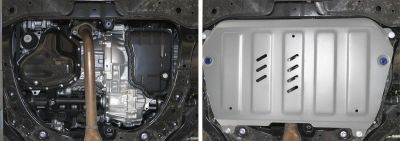 RIVAL RIVAL 333.9518.1 Защита картера + КПП + комплект крепежа, Toyota Camry (XV70) 2018-, V - 2.0; 2.5, 3.5; Увеличенная (333.9518.1)