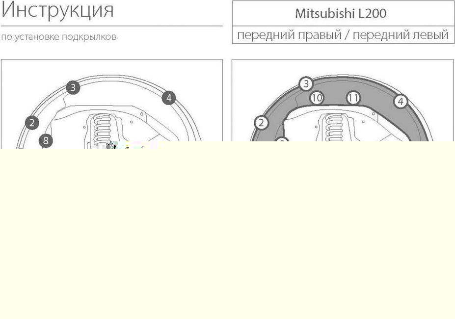 RIVAL RIVAL 44003001 Подкрылок, RIVAL, для Mitsubishi L200 2015- передний левый (44003001)