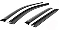 RIVAL RIVAL 740101 Дефлекторы окон, Rival, для Mitsubishi Outlander 2012-2014 2014-, литьевой поликарбонат, 4 шт. (740101)