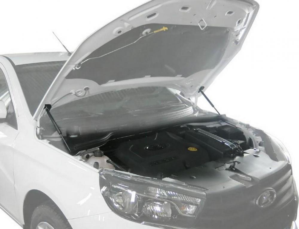 RIVAL RIVAL A.ST.6007.1 Амортизаторы капота RIVAL (2 шт.) Lada Vesta (2015-09.2017) (A.ST.6007.1)
