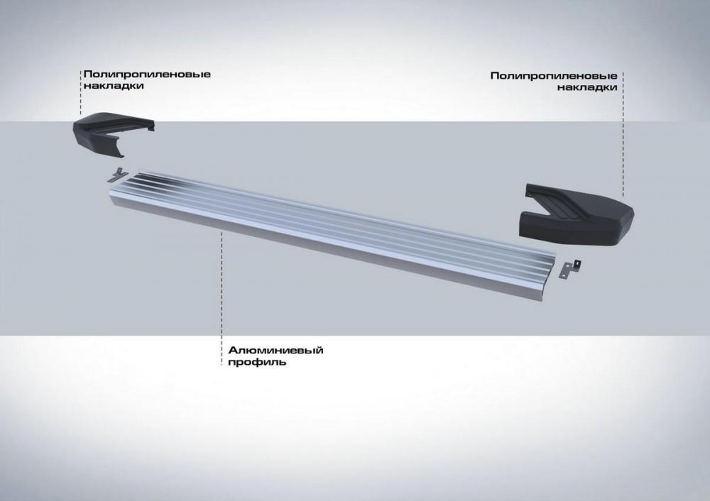 RIVAL RIVAL F193AL.3803.1 Порог-площадка 