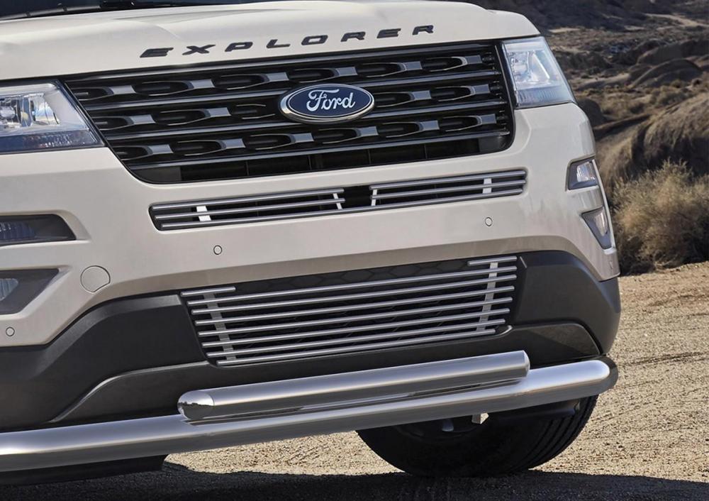 RIVAL RIVAL G.1806.002 Решетка бампера нижняя d10 + комплект крепежа, RIVAL, Ford Explorer 2015- (G.1806.002)