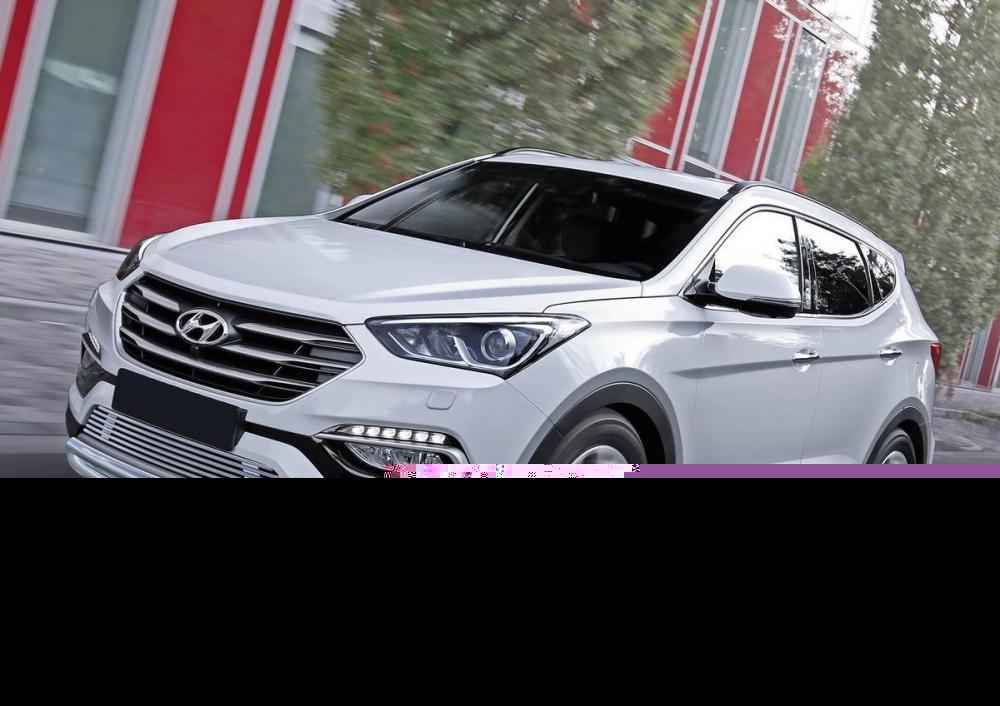 RIVAL RIVAL G.2302.001 Решетка бампера d10 + комплект крепежа, RIVAL, Hyundai Santa Fe Premium 2015- (G.2302.001)