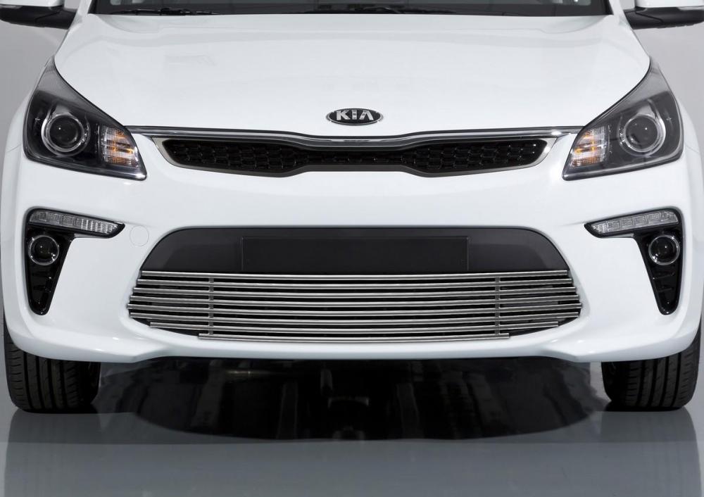 RIVAL RIVAL G.2803.001 Решетка бампера d10 + комплект крепежа, RIVAL, Kia Rio 2017- (G.2803.001)