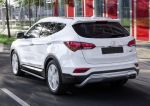 RIVAL RIVAL R.2309.005 Защита заднего бампера d57 скоба + комплект крепежа, RIVAL, Hyundai Santa Fe Premium 2015-2016/Hyund (R.2309.005)