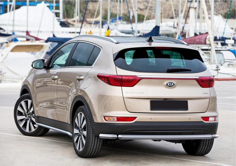 RIVAL RIVAL R.2809.005 Защита порогов d57 + комплект крепежа, RIVAL, Kia Sportage 2016- (R.2809.005)