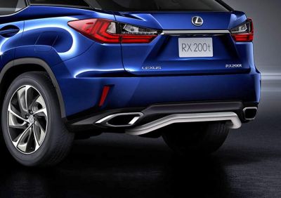 RIVAL RIVAL R.3211.009 Защита заднего бампера d57 скоба + комплект крепежа, RIVAL, Lexus RX 2015-, кроме 450h (R.3211.009)