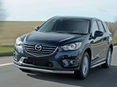 RIVAL RIVAL R.3803.005 Защита порогов d57 + комплект крепежа, RIVAL, Mazda CX-5 2011-2015-2017 (R.3803.005)