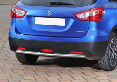 RIVAL RIVAL R.5508.005 Защита заднего бампера d42 + комплект крепежа, RIVAL, Suzuki SX4 2014-2016 (R.5508.005)