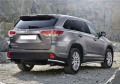 RIVAL RIVAL R.5715.010 Защита заднего бампера d57 уголки + комплект крепежа, RIVAL, Toyota Highlander 2014-2017- (R.5715.010)