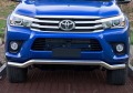 RIVAL RIVAL R.5716.004 Защита переднего бампера d57 волна + комплект крепежа, RIVAL, Toyota Hilux 2015- (R.5716.004)