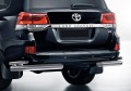 Rival R5717008 Toyota Land Cruiser 200 (2015-) Защита заднего бампера d76d42 Уголки