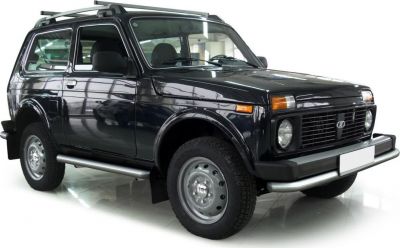 RIVAL RIVAL R.6002.001 Защита переднего бампера d57 + комплект крепежа, RIVAL, Lada 4х4 1995-, 3D (R.6002.001)
