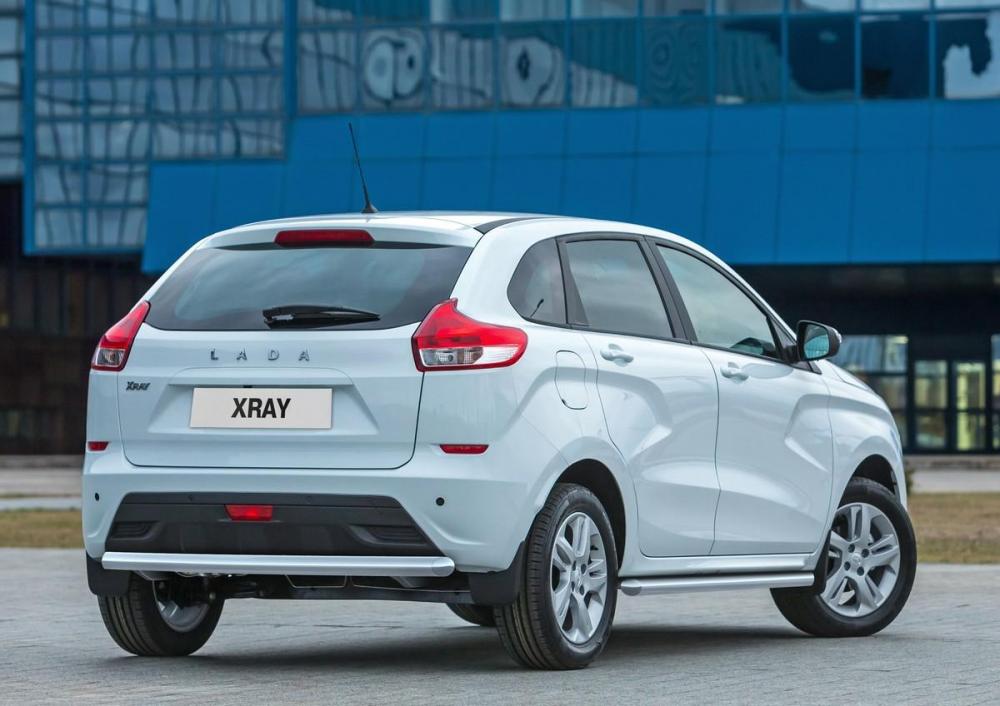 RIVAL RIVAL R.6003.006 Защита заднего бампера d57 + комплект крепежа, RIVAL, Lada X-Ray 2015- (R.6003.006)