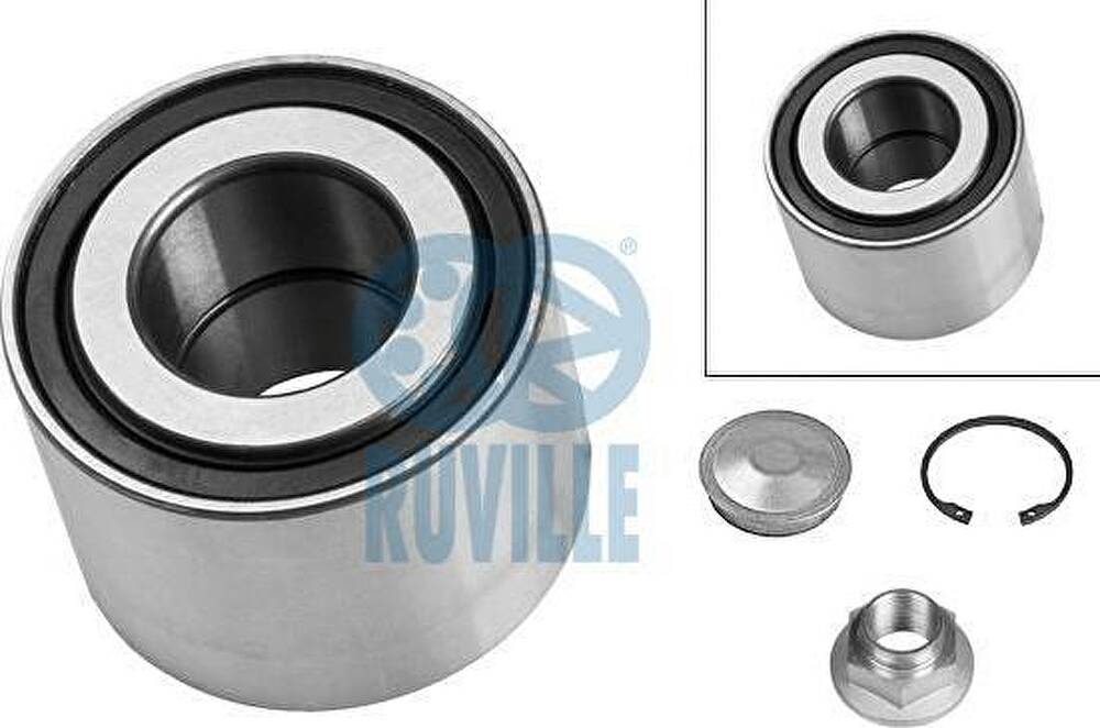 RUVILLE Подшипник ступ.RENAULT LOGAN/CLIO/MEGANE/NISSAN MICRA зад.(52x25x37) (R5563, 5563)