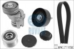 Ruville 5577880 поликлиновой ременный комплект на AUDI A3 Sportback (8PA)