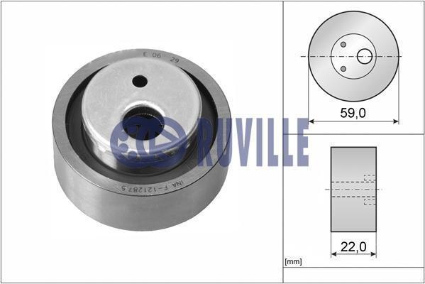 RUVILLE Ролик ремня ГРМ PEUGEOT 206/306/307 1.0-1.6 (082954, 56600)