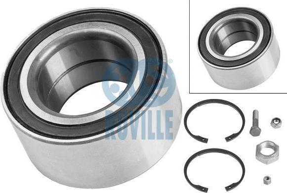 RUVILLE Подшипник ступ.AUDI 100/80 76-90 пер. (R5707, 5707)