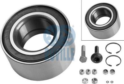 RUVILLE Подшипник ступицы передний AD 80 88-> A4/A6 VW B5 (полный к-т) (893498625D, 5708)