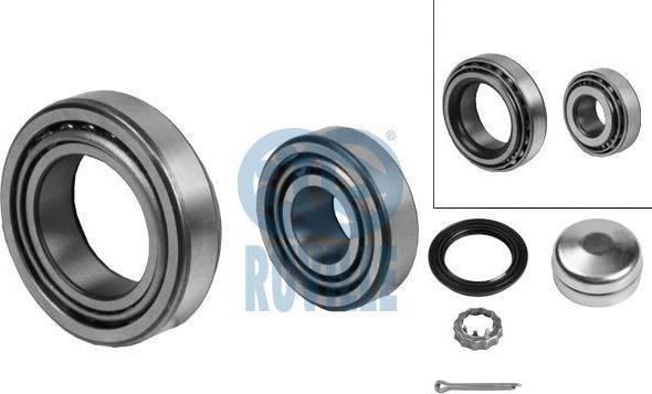 RUVILLE Подшипник ступицы задний AD 80/100/A4/A6 дисковые (+сальник+шплинт) (4A0598625A, 5712)