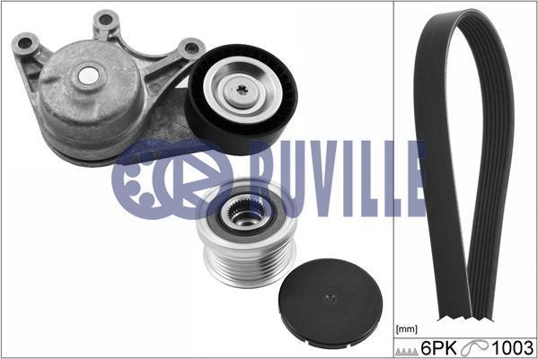 Ruville 5761280 поликлиновой ременный комплект на 5 (F10, F18)