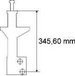 SACHS 170 381 Амортизатор передний L=R масл. VW B4 (8D0413031M)