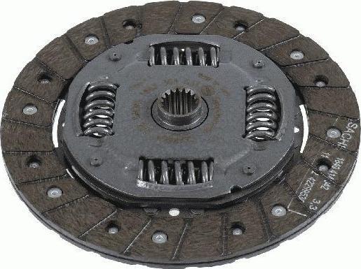 SACHS 1862301031 1862301031 Диск сцепл.FORD ESCORT/FIESTA 1.1>1.6D 81>99