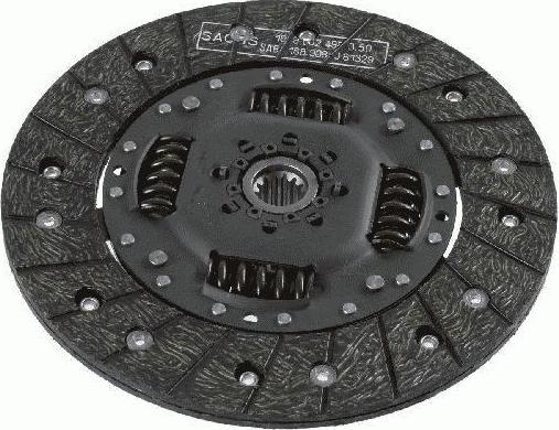 SACHS 1878003999 Диск сцепления до № дв. 20KC3240 OPEL Astra H 1,6/1,8 04-> (93180648)