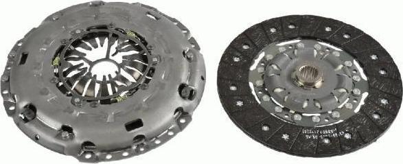 SACHS 3000 950 940 комплект сцепления на AUDI A3 (8P1)