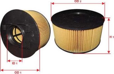 Sakura A-30230 воздушный фильтр на 3 купе (E46)