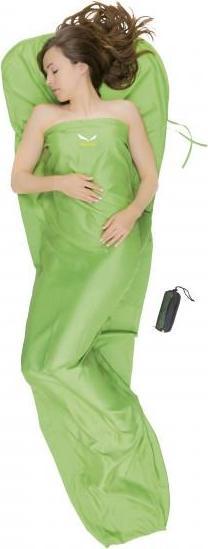 Вкладыш в спальник Salewa 2015 Liners and Pillows JADE LINER SILVERIZED GREENWICH / (б/р:UNI)
