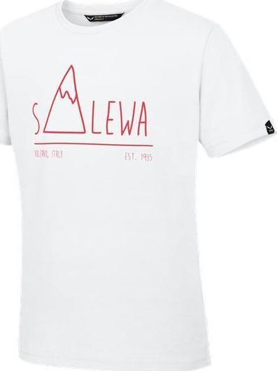 Футболка для активного отдыха Salewa 2017 FREA PEAK DRY K S/S TEE white (Рост:128)
