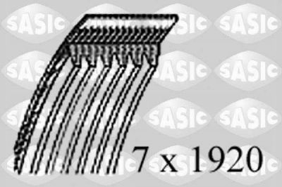 Sasic 1774064 поликлиновой ремень на TOYOTA PREVIA (MCR3_, ACR3_, CLR3_)