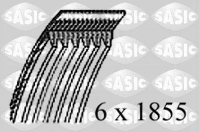 Sasic 1776082 поликлиновой ремень на OPEL FRONTERA B (6B_)