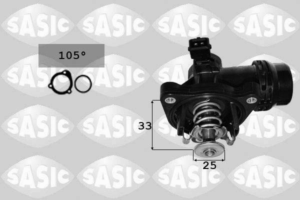 Sasic 3306009 термостат, охлаждающая жидкость на X3 (E83)