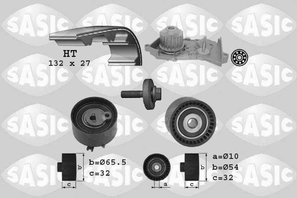 Sasic 3904036 водяной насос + комплект зубчатого ремня на RENAULT MEGANE II седан (LM0/1_)