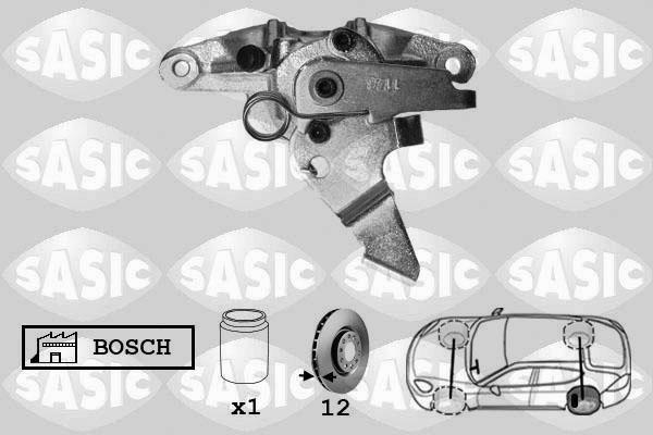 Sasic 6504008 тормозной суппорт на OPEL MOVANO Combi (J9)