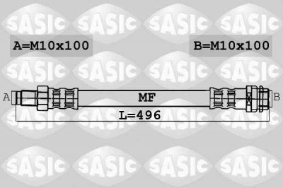 Sasic 6606039 тормозной шланг на MERCEDES-BENZ B-CLASS (W245)
